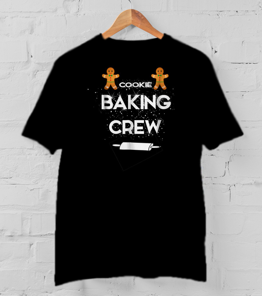 Cookie Baking Crew Gingerbread Christmas Holiday T-Shirt