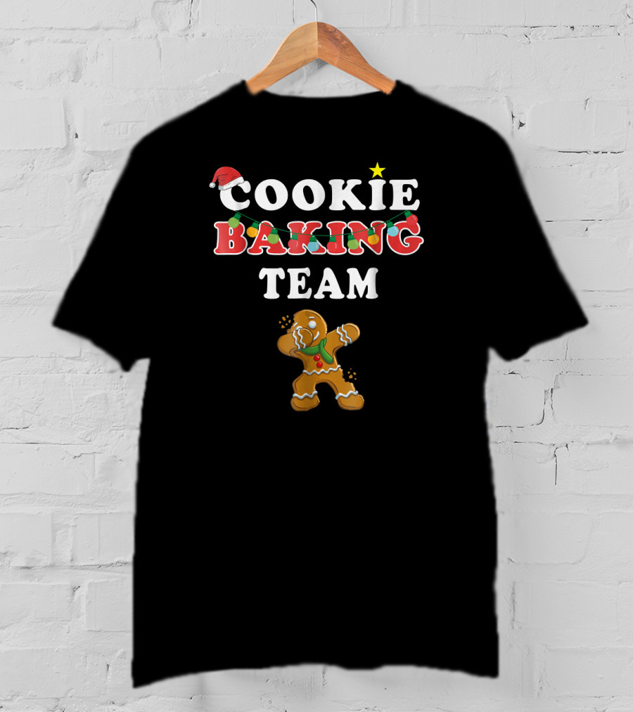 Cookie Baking Team Christmas Gingerbread Holiday Team T-Shirt