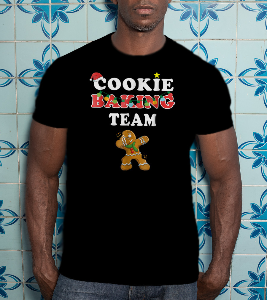 Cookie Baking Team Christmas Gingerbread Holiday Team T-Shirt