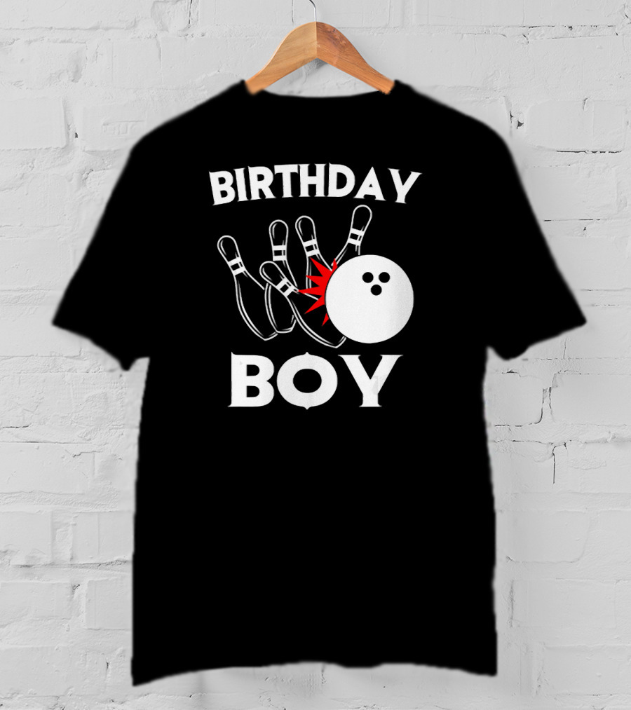 Birthday Boy Bowling Party Fun T-Shirt