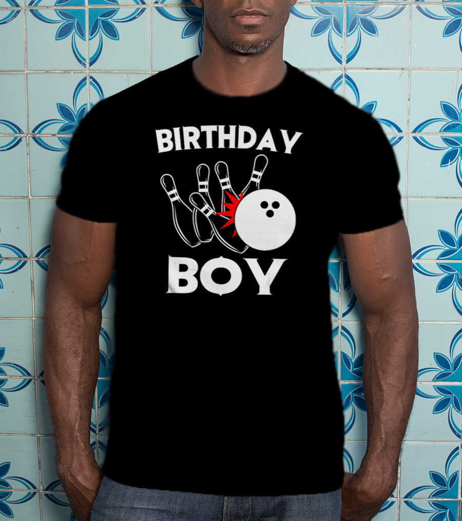 Birthday Boy Bowling Party Fun T-Shirt