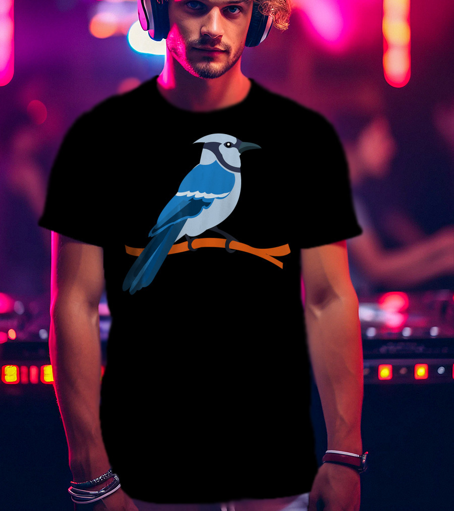 Cool Blue Jay Awesome Bird T-Shirt