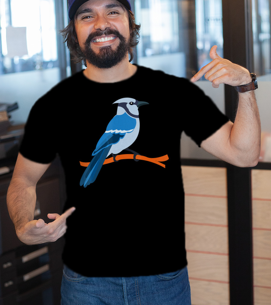 Cool Blue Jay Awesome Bird T-Shirt