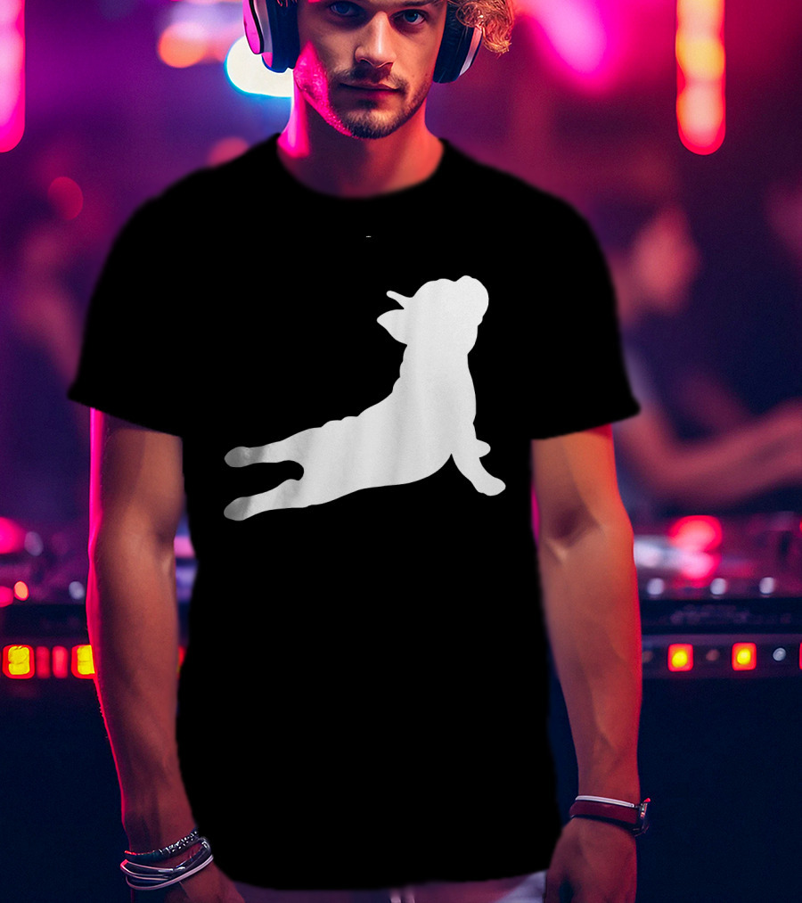 Funny French Bulldog Yoga Pose Cute French Bulldog T-Shirt
