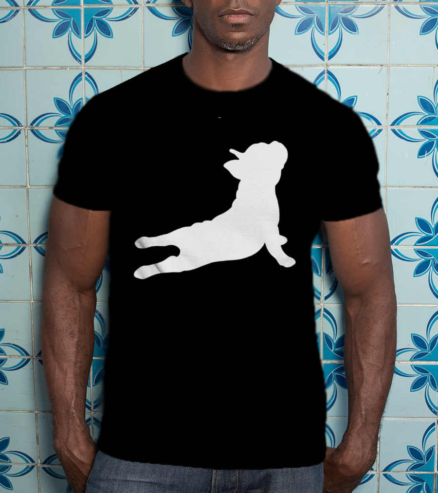 Funny French Bulldog Yoga Pose Cute French Bulldog T-Shirt