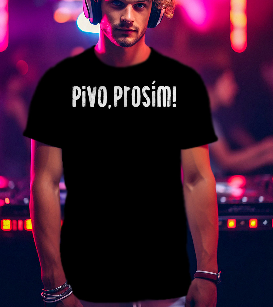 Pivo Prosím Czech One Beer Please T-Shirt