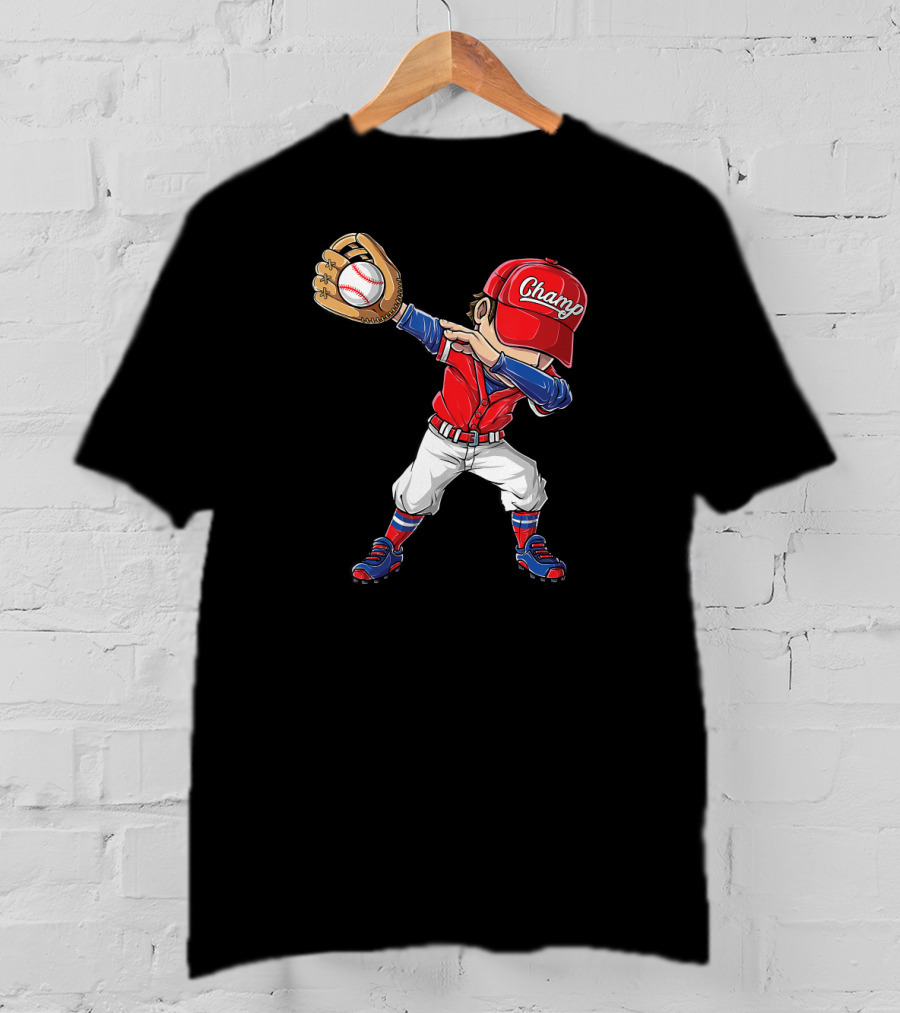 Chango Dabbing Baseball Player T-Shirt
