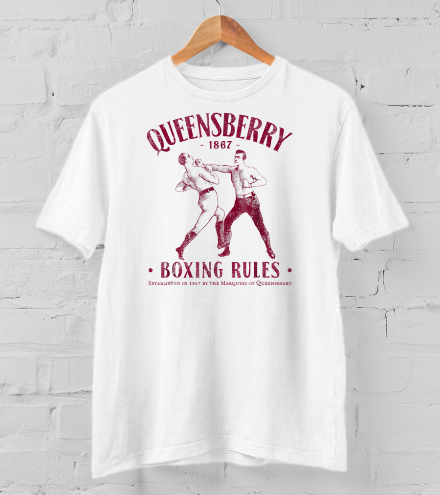 Queensberry 1867 Boxing Rules Established By The Marquess Of Queensberry T-Shirt