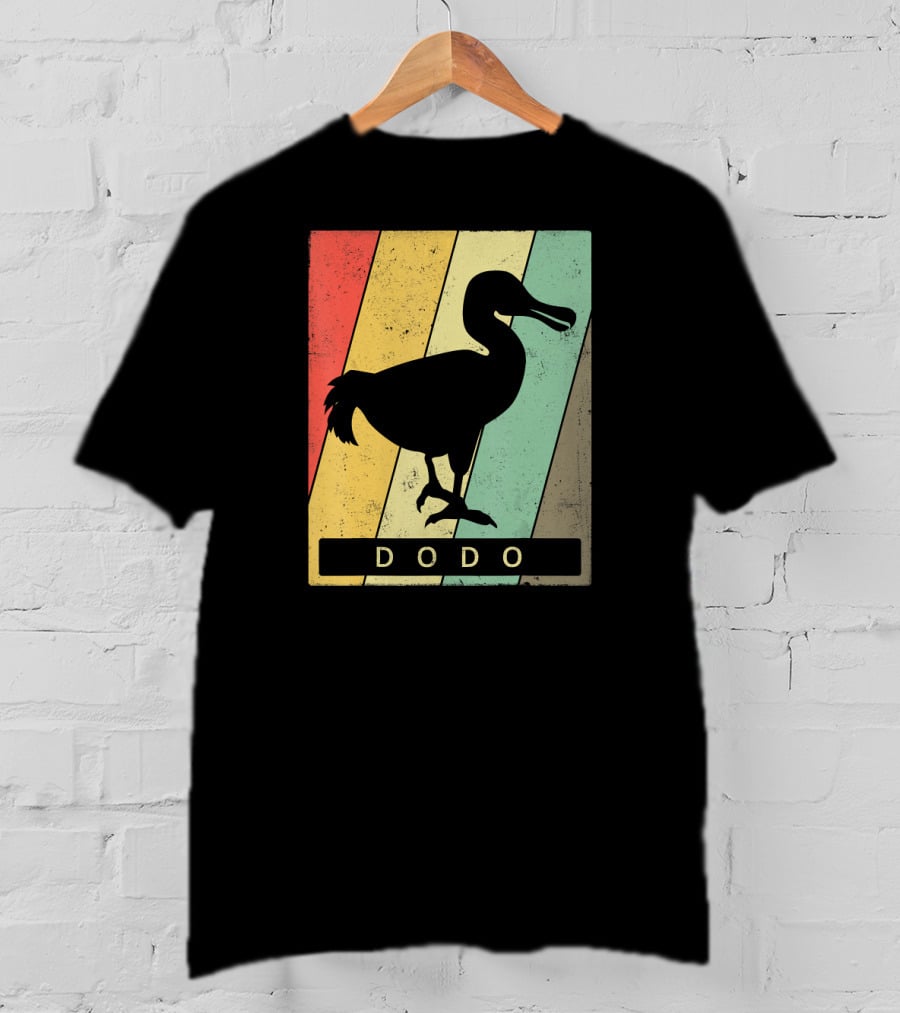 Dodo Bird Lover Vintage Dodo Retro Animal T-Shirt