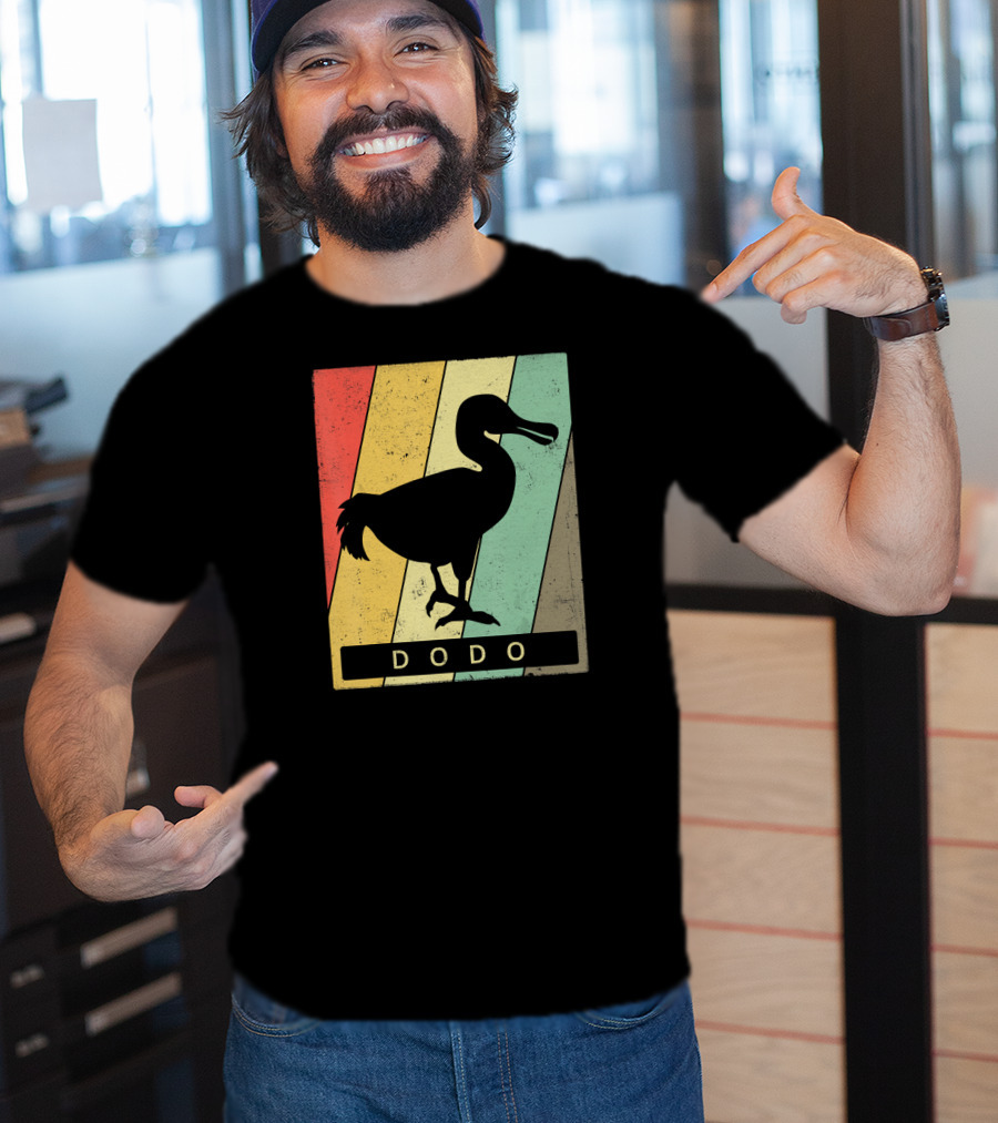 Dodo Bird Lover Vintage Dodo Retro Animal T-Shirt