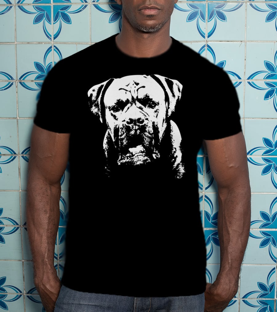 Dog Lovers Boxer Face T-Shirt