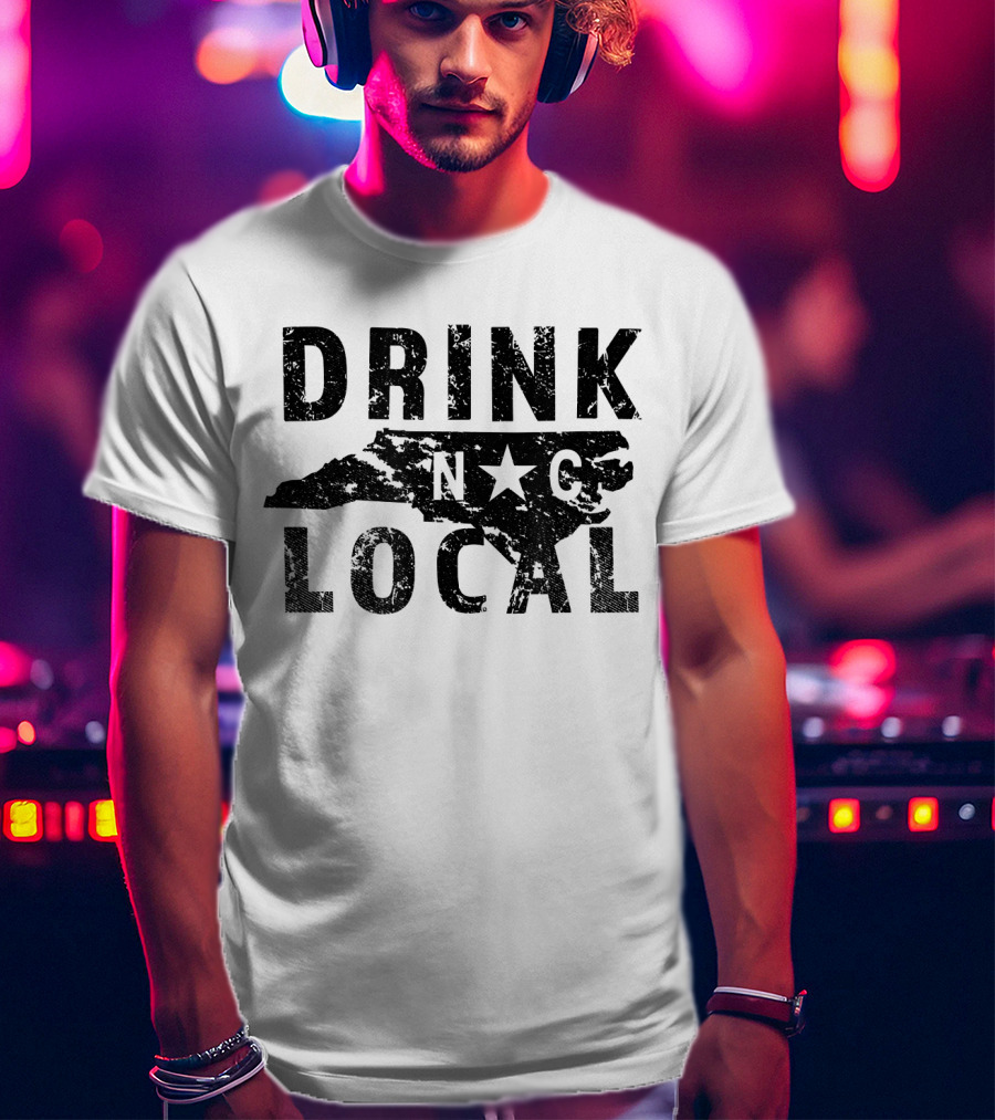 Drink Local NC North Carolina Craft Beer T-Shirt