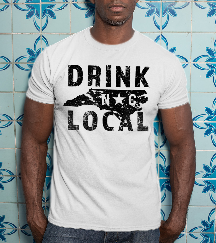 Drink Local NC North Carolina Craft Beer T-Shirt
