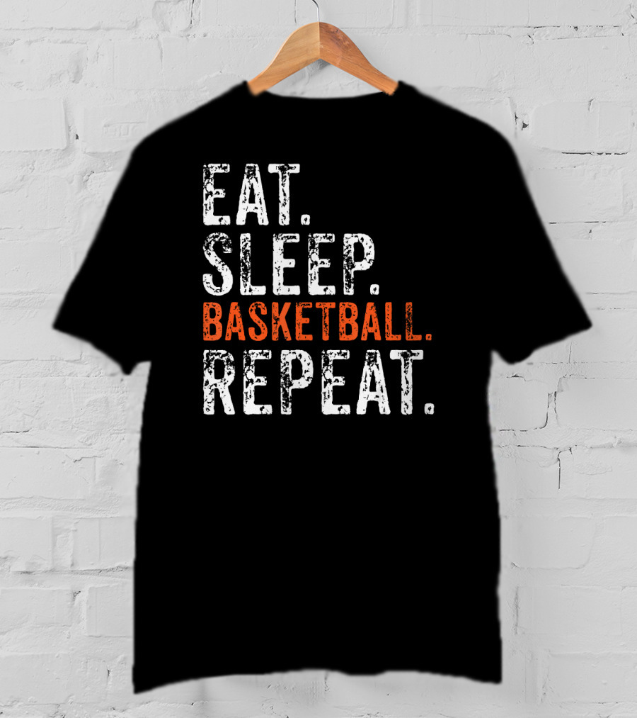 Eat Sleep Basketball Repeat Player T-Shirt