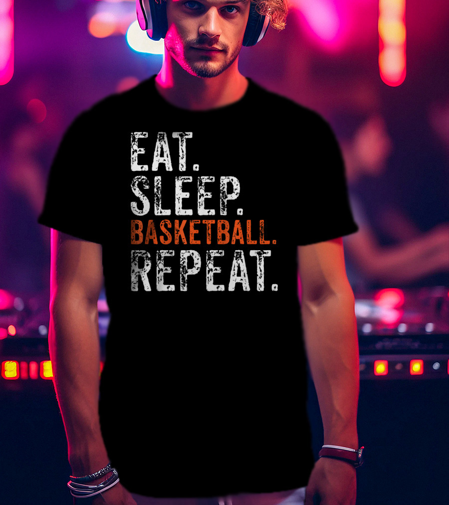 Eat Sleep Basketball Repeat Player T-Shirt