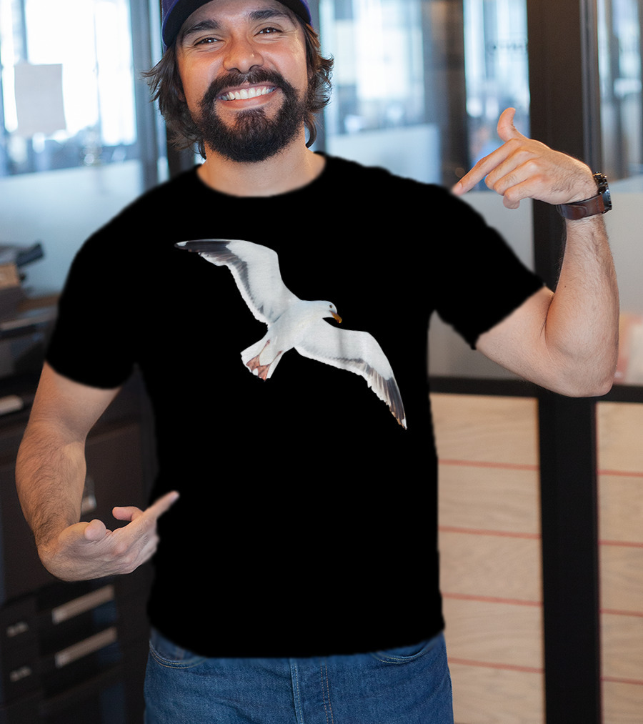 Majestic Flying Seagull For Seagull Lover T-Shirt