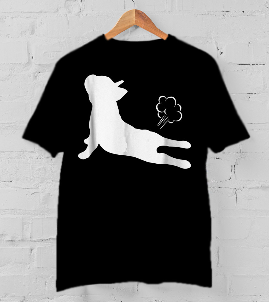 French Bulldog Yoga Exhale Pose Humor T-Shirt