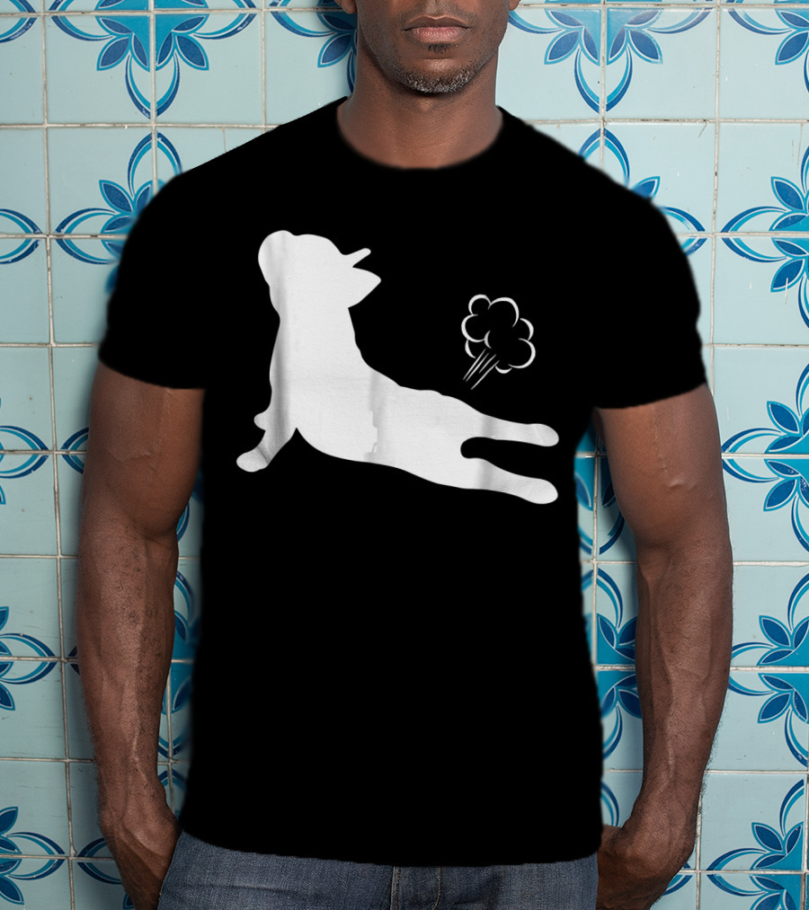 French Bulldog Yoga Exhale Pose Humor T-Shirt