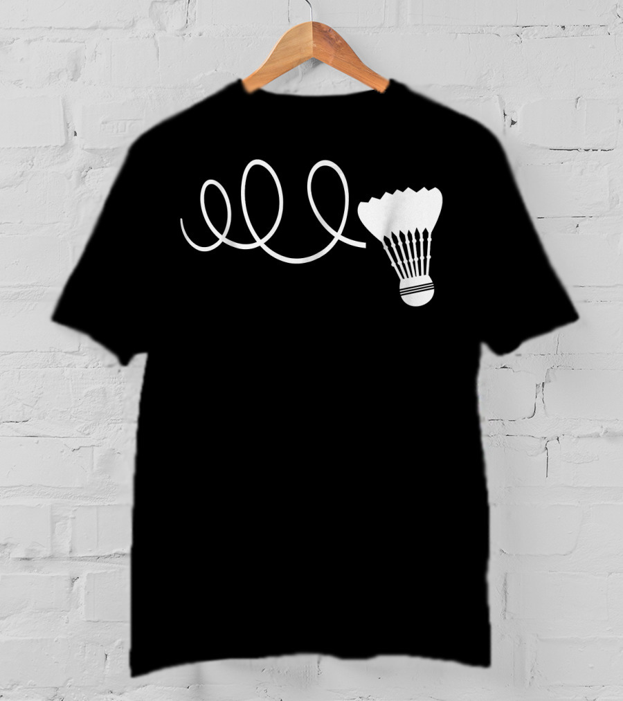 Elo Funny Badminton Shuttle Loop T-Shirt