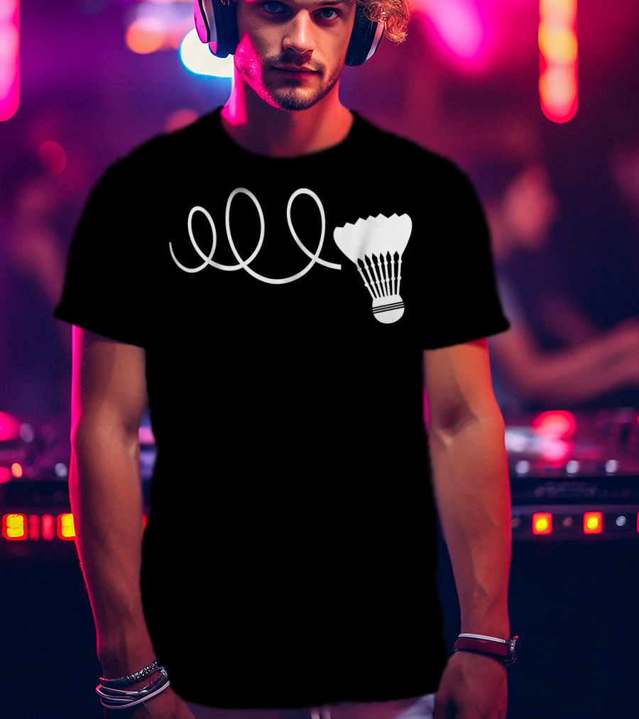 Elo Funny Badminton Shuttle Loop T-Shirt