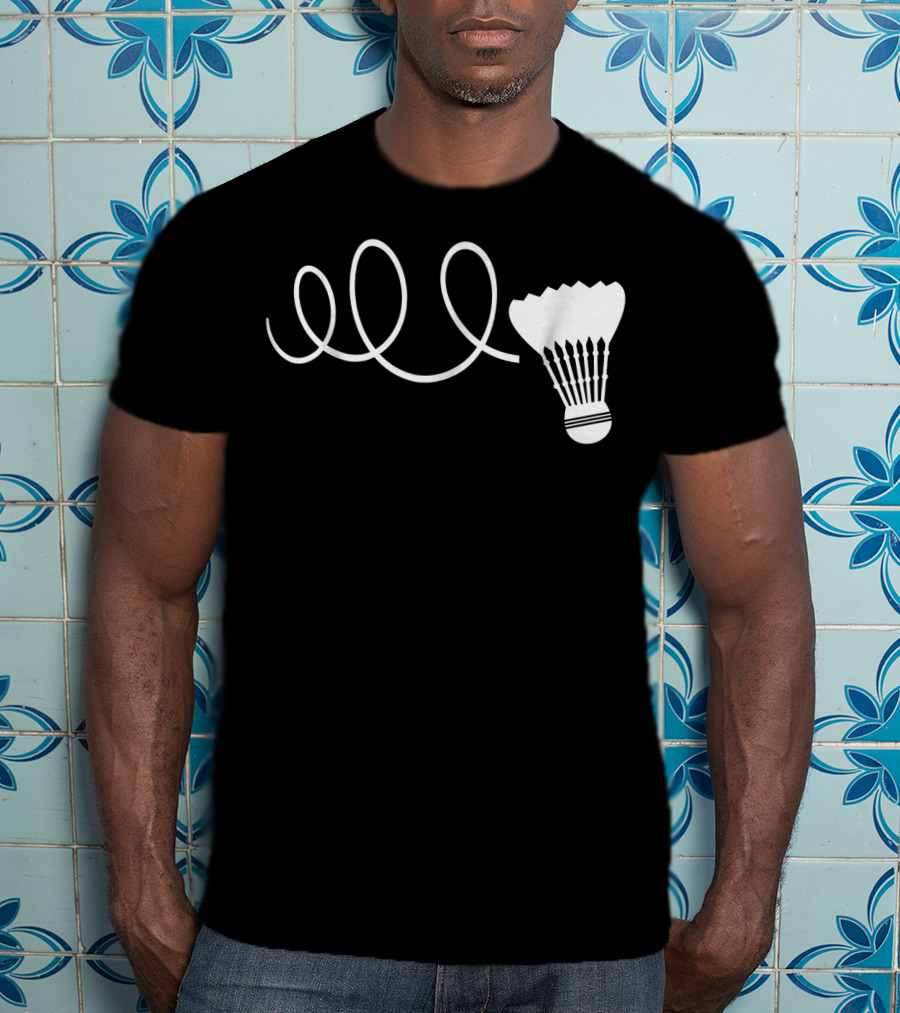 Elo Funny Badminton Shuttle Loop T-Shirt