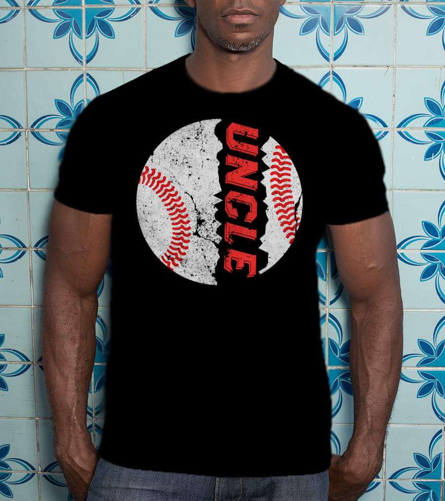 Uncle Funny Baseball Softball Fat Ball T-Shirt
