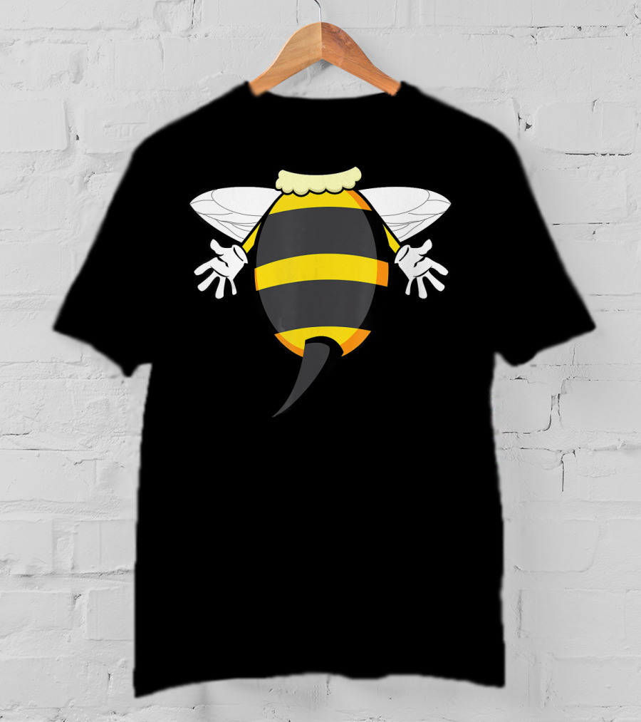 Funny Bee Costume Buzzing Honeybee Look T-Shirt