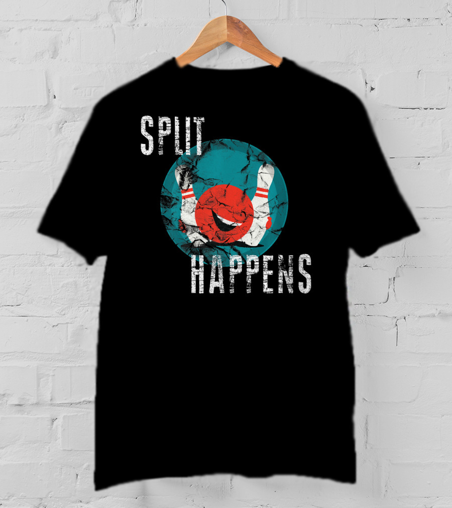 Split Happens Bowling Humor T-Shirt