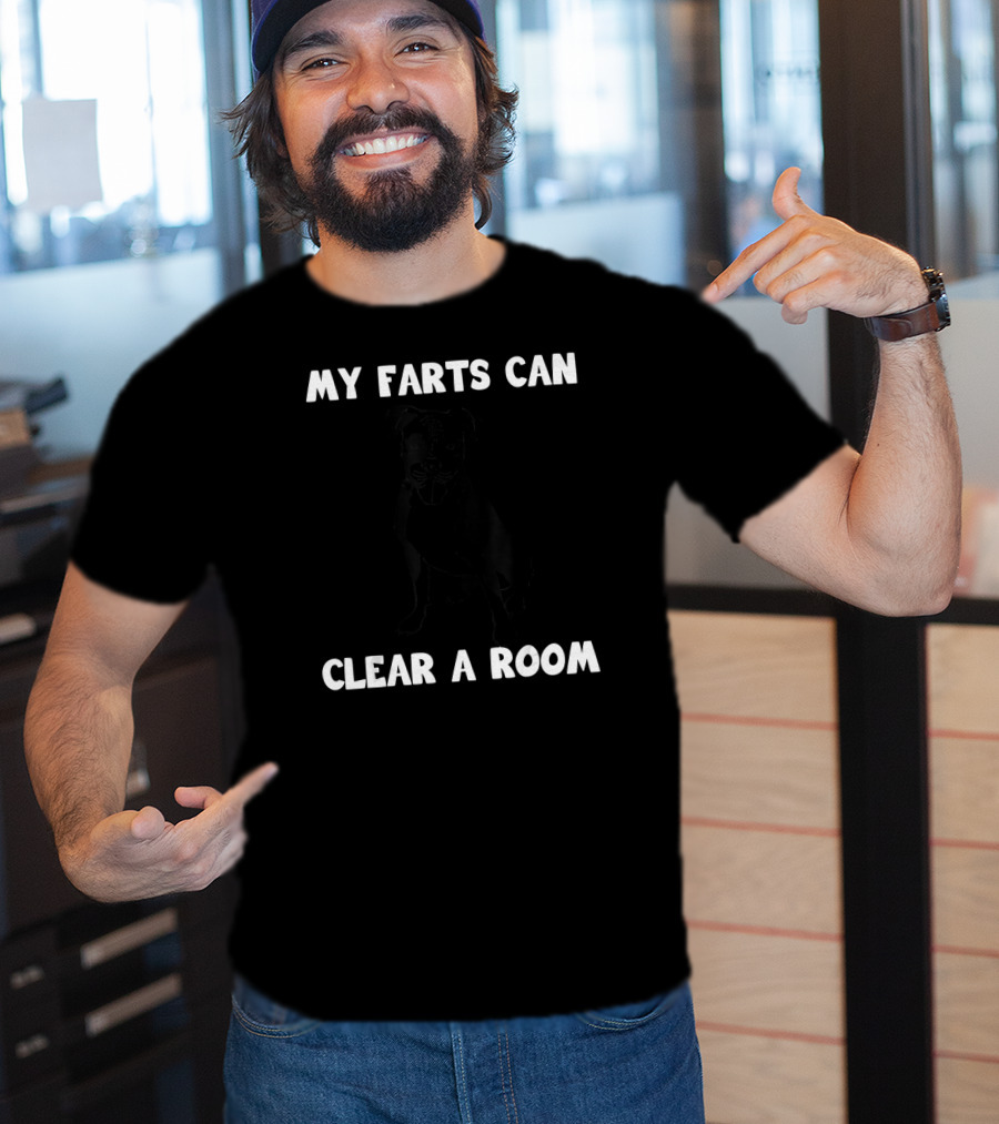 My Farts Can Clear A Room Boxer Dog T-Shirt