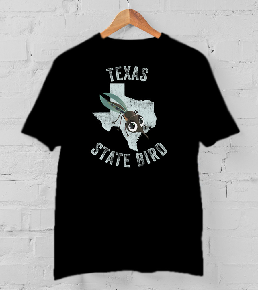Texas State Bird Funny Joke Mosquito T-Shirt