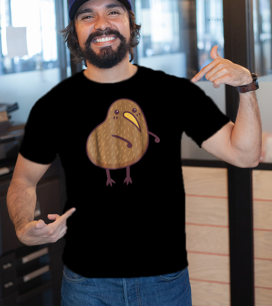 Funny Kiwi Bird Flossing Dance Pose T-Shirt
