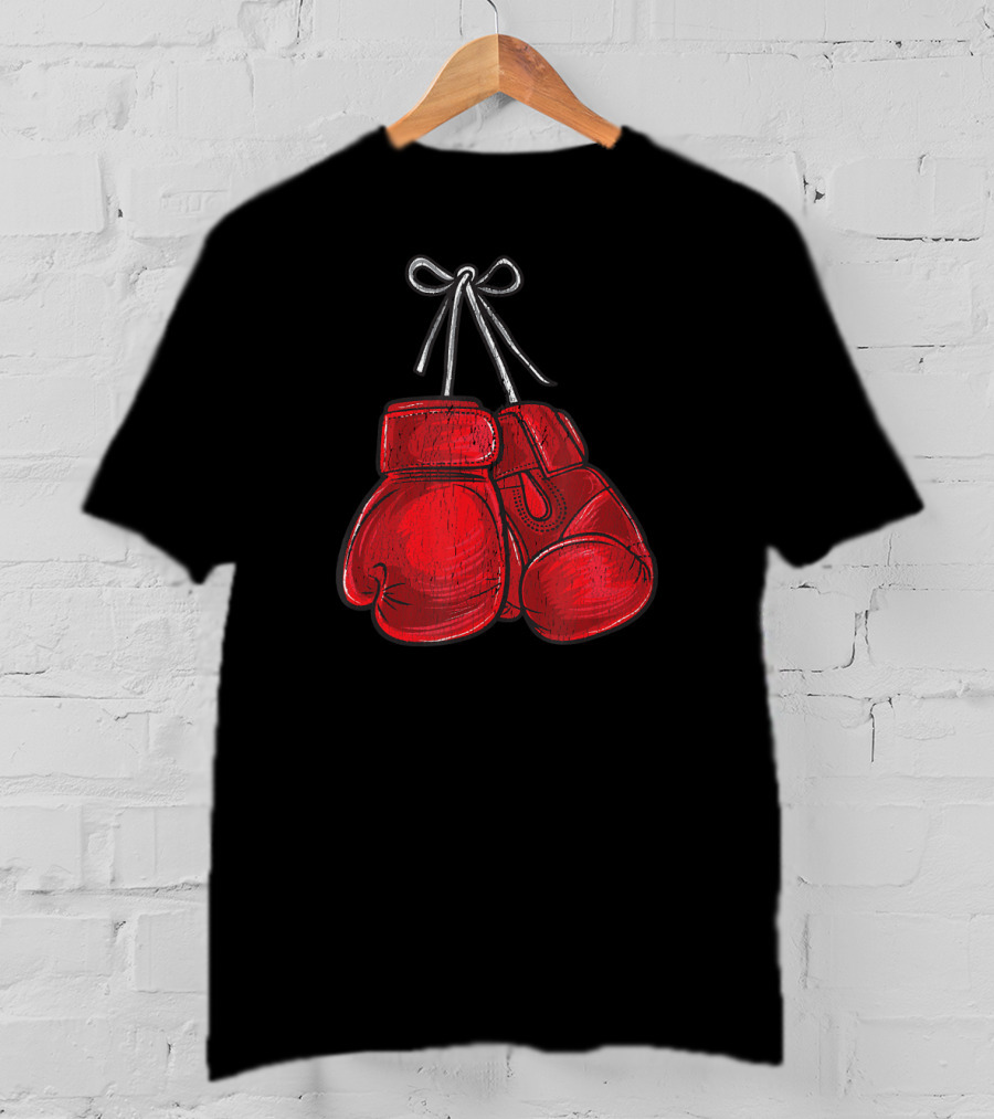 Boxer Red Boxing Gloves T-Shirt