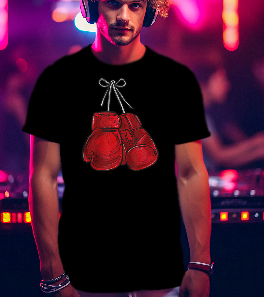Boxer Red Boxing Gloves T-Shirt