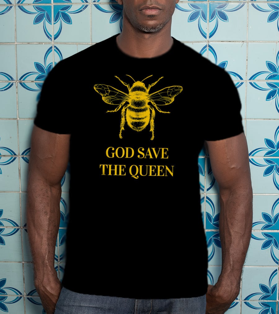 God Save The Queen Bumblebee Environmental T-Shirt