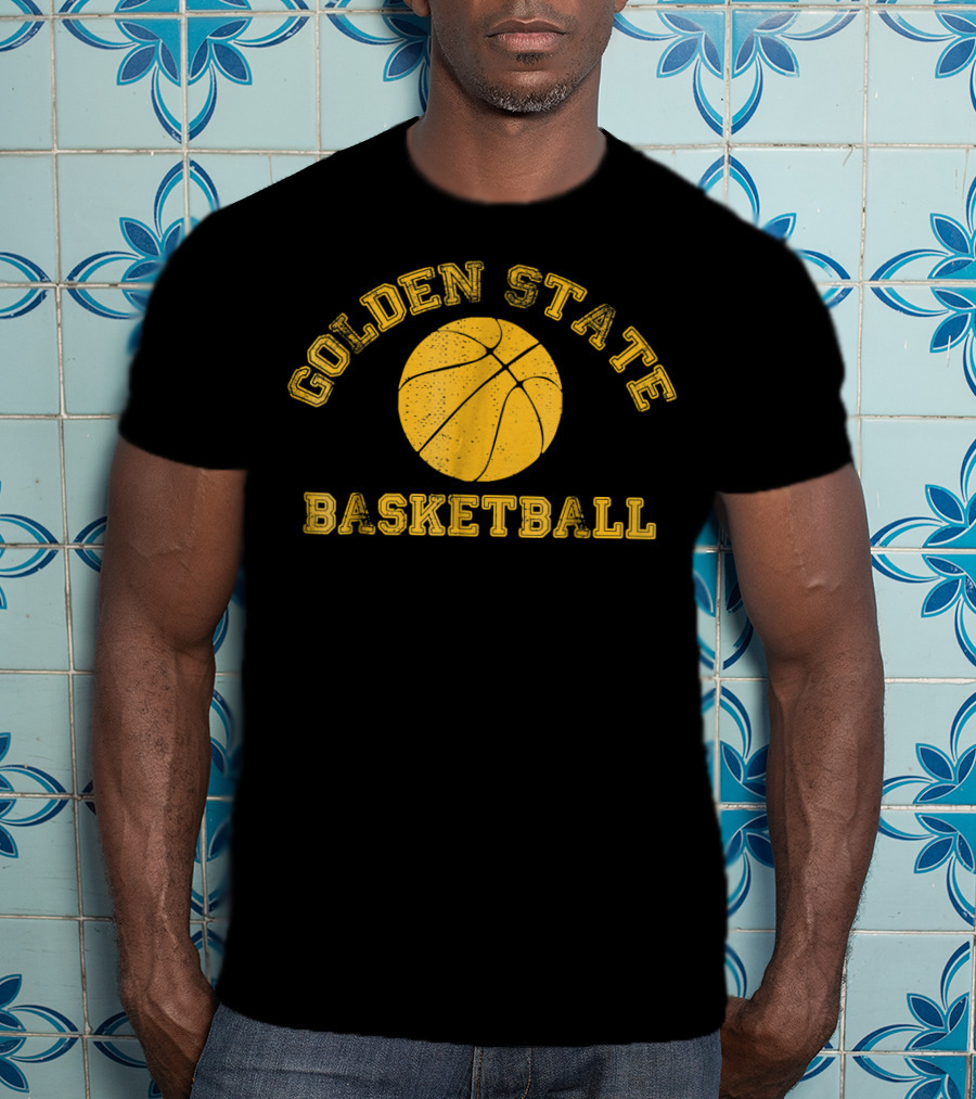 Golden State Distressed Basketball Team T-Shirt