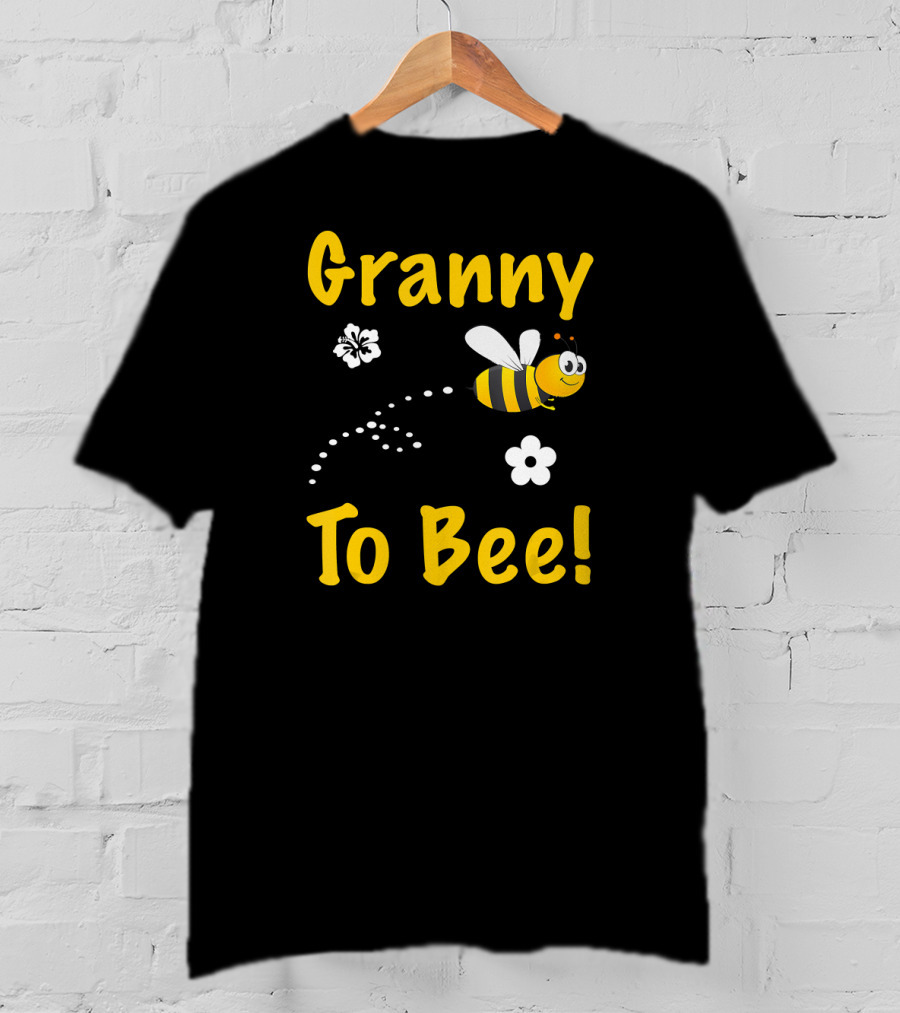 Granny To Bee Granny Bee Flowers T-Shirt