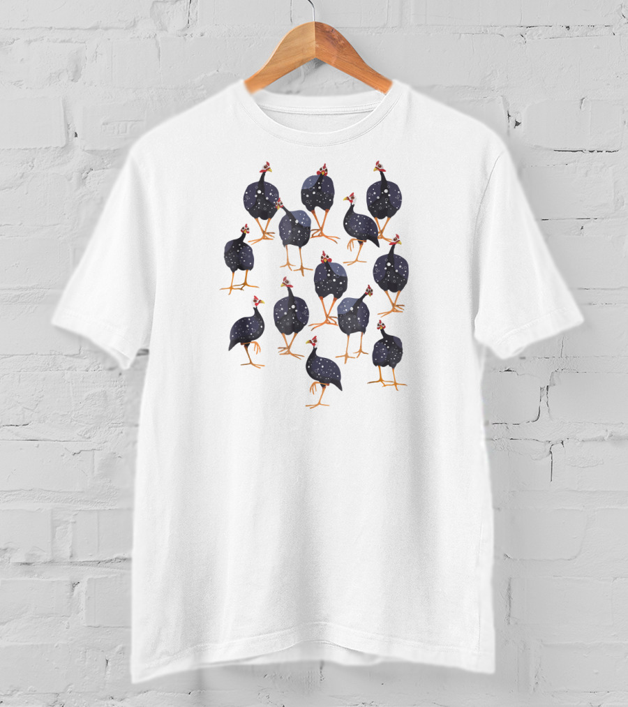 Guinea Fowl Hen Bird T-Shirt