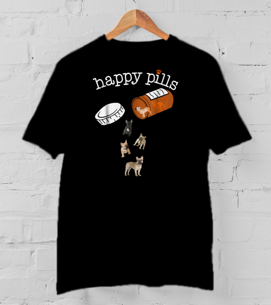 Happy Pills French Bulldog Capsule Pals T-Shirt