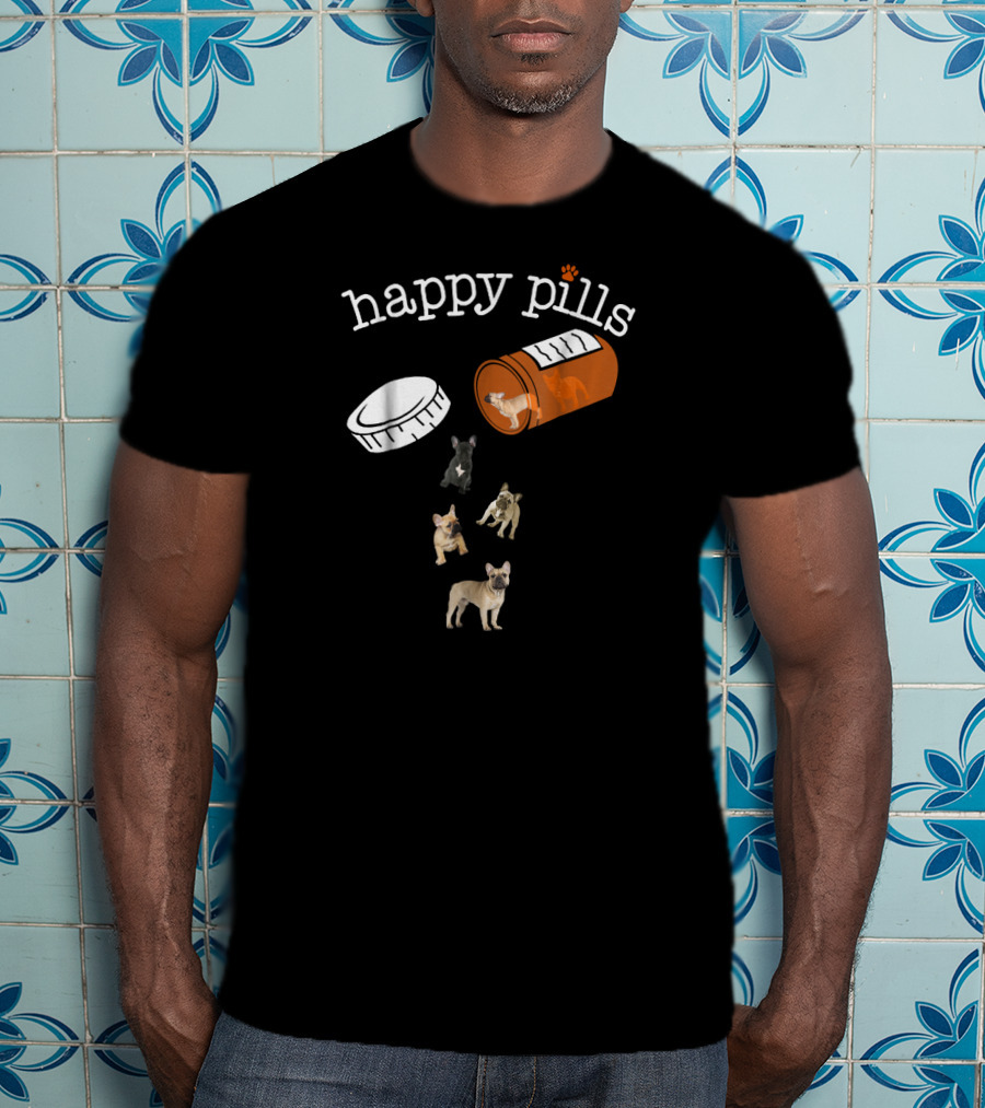 Happy Pills French Bulldog Capsule Pals T-Shirt