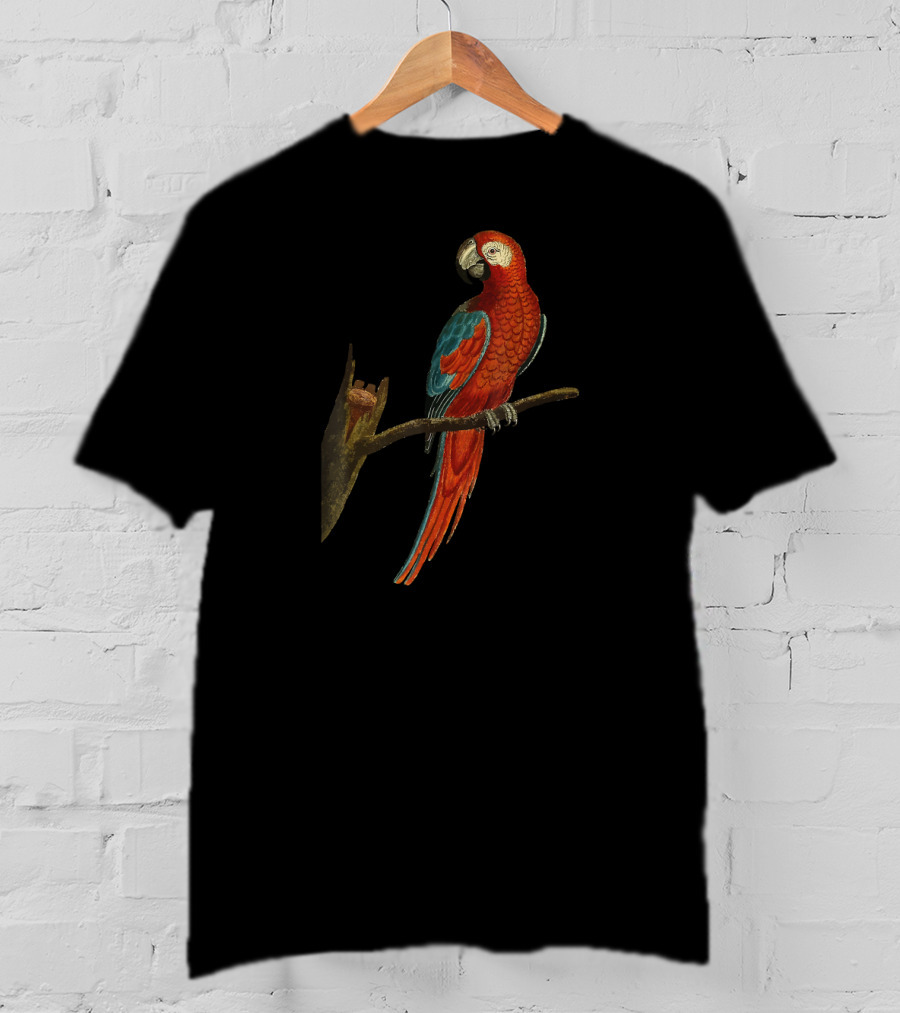 Hawaii Tropical Parrot Halloween Macaw Vibrant Vintage Bird T-Shirt