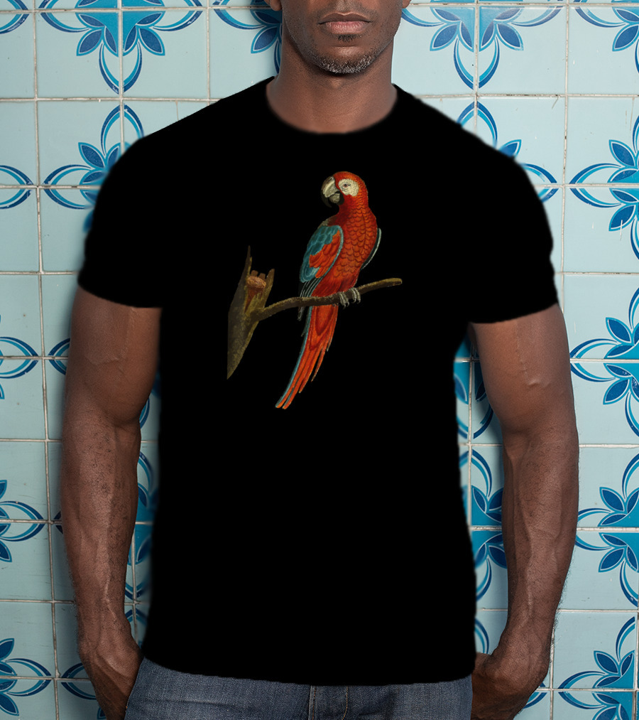 Hawaii Tropical Parrot Halloween Macaw Vibrant Vintage Bird T-Shirt