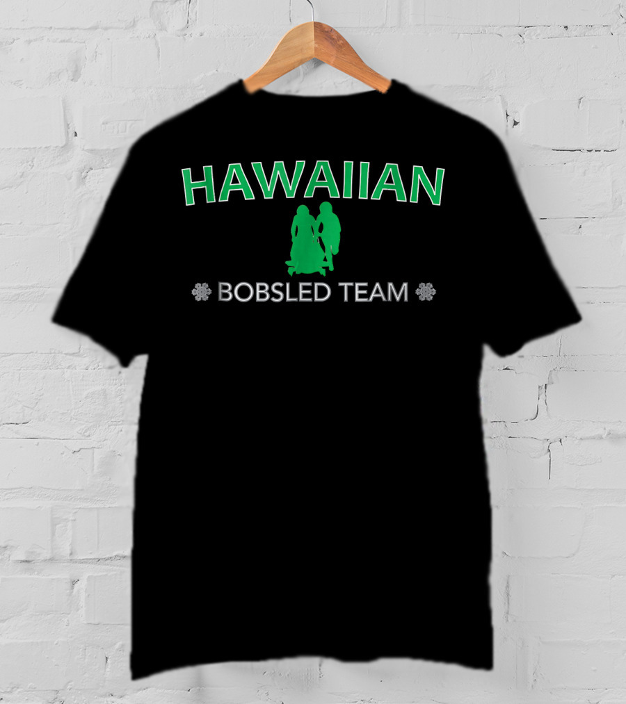 Hawaiian Bobsled Team Snowflake T-Shirt