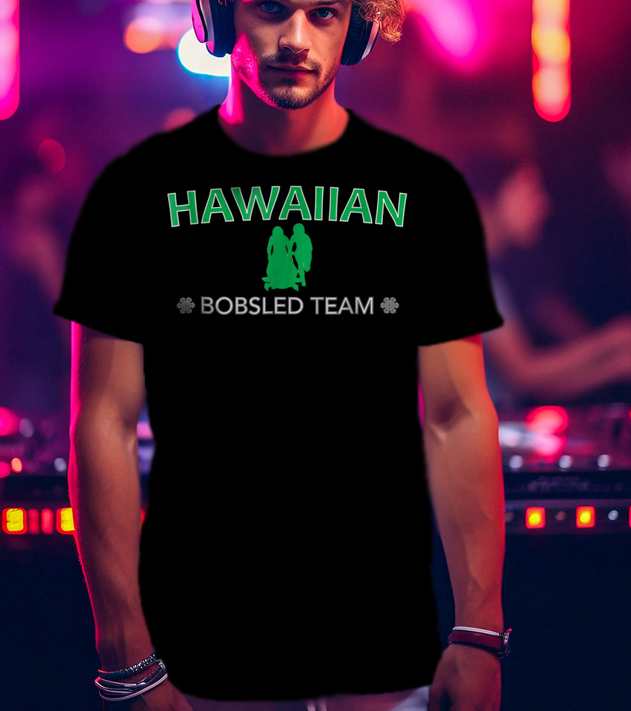 Hawaiian Bobsled Team Snowflake T-Shirt