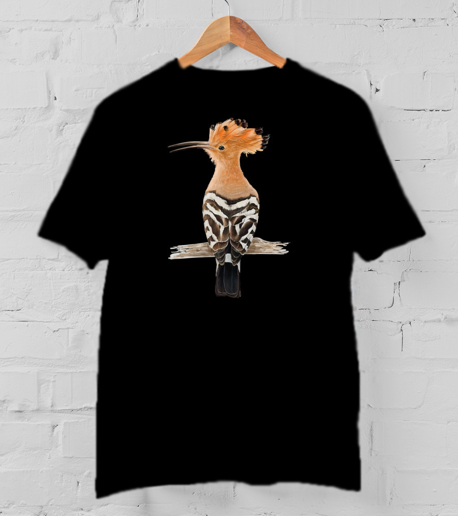 Hoopoe Bird Nature Wildlife Detailed T-Shirt