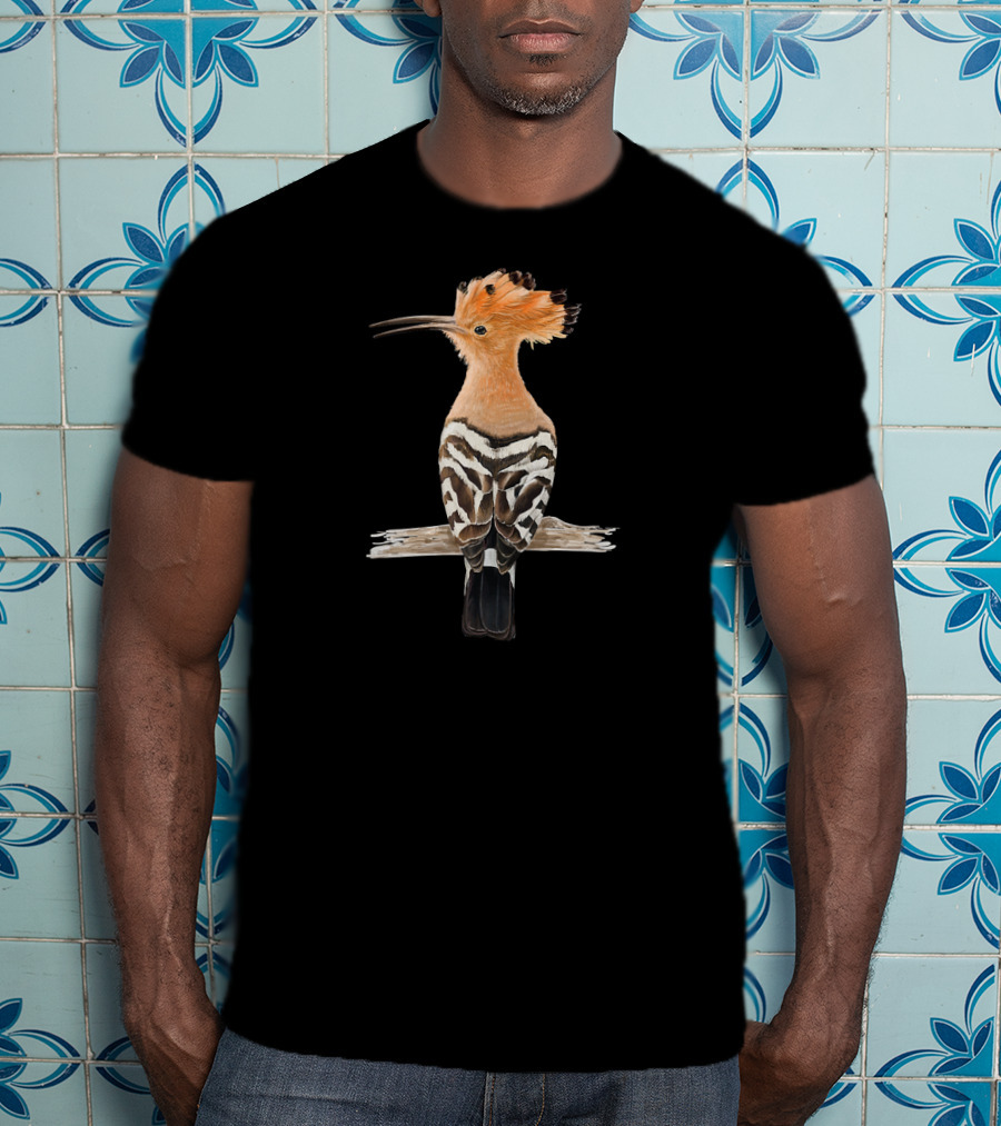 Hoopoe Bird Nature Wildlife Detailed T-Shirt
