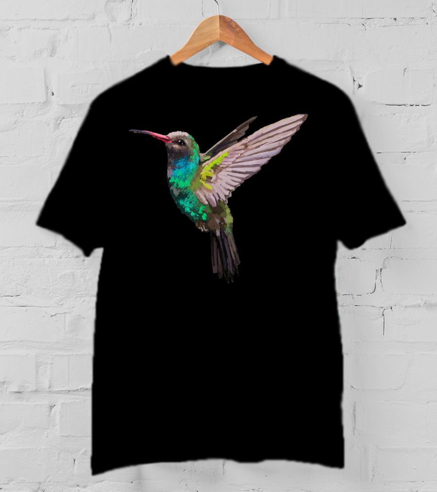 Hummingbird Bird Colorful Winged Beauty T-Shirt