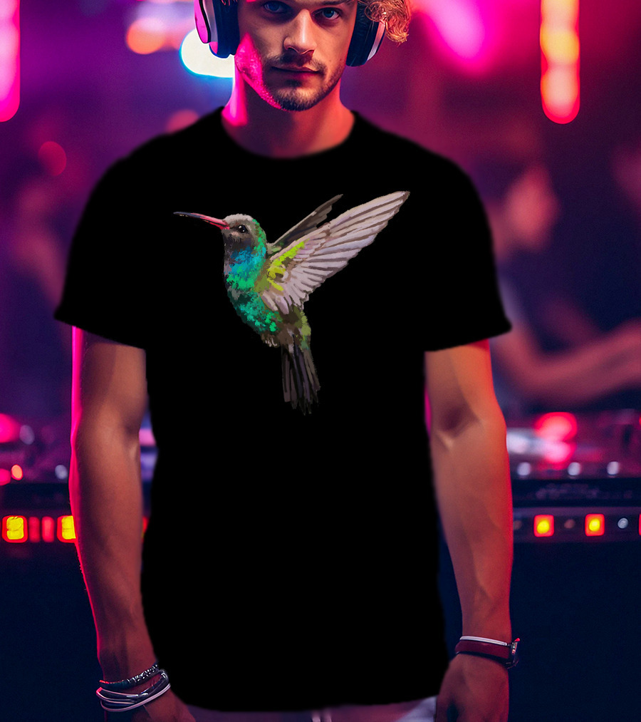 Hummingbird Bird Colorful Winged Beauty T-Shirt