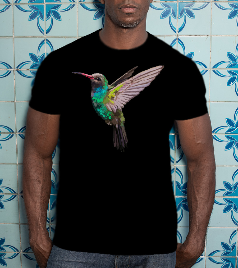 Hummingbird Bird Colorful Winged Beauty T-Shirt