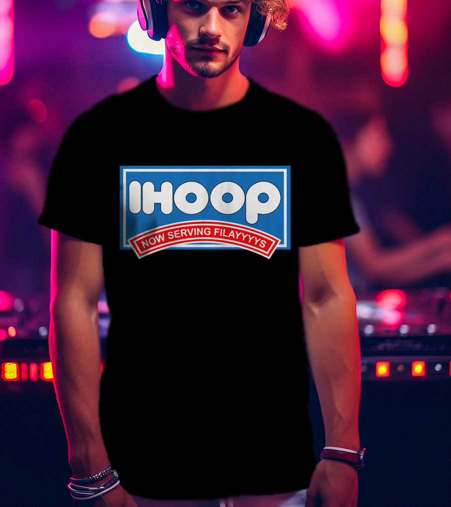 Ihoop Now Serving Filayyyys Basketball Spoof T-Shirt