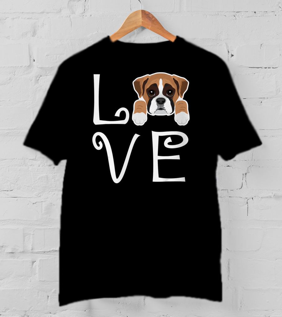 Boxer Puppy Love Dog Owner Boxer T-Shirt